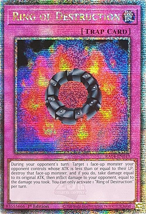 Ring of Destruction [RA04-EN119] Quarter Century Secret Rare | Galactic Gamez