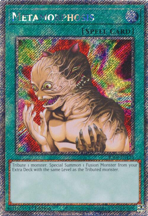 Metamorphosis [RA04-EN123] Platinum Secret Rare | Galactic Gamez