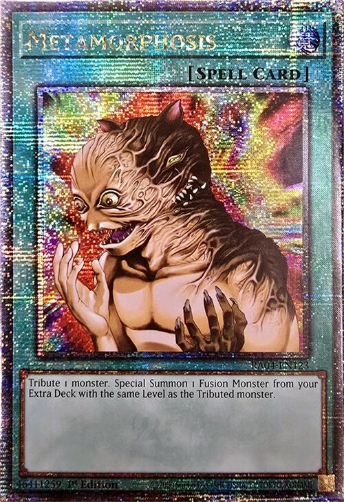 Metamorphosis [RA04-EN123] Quarter Century Secret Rare | Galactic Gamez