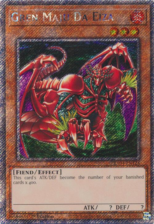 Gren Maju Da Eiza [RA04-EN124] Platinum Secret Rare | Galactic Gamez