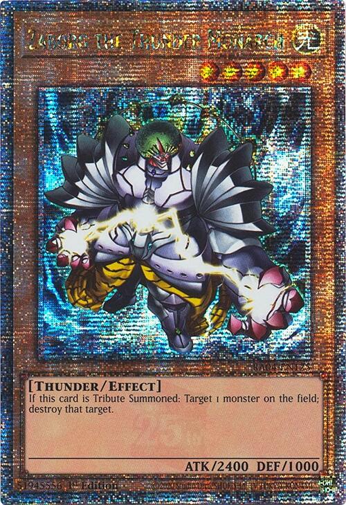 Zaborg the Thunder Monarch [RA04-EN125] Quarter Century Secret Rare | Galactic Gamez