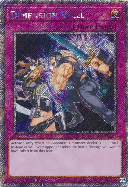 Dimension Wall [RA04-EN127] Platinum Secret Rare | Galactic Gamez