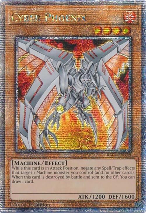 Cyber Phoenix [RA04-EN129] Quarter Century Secret Rare | Galactic Gamez