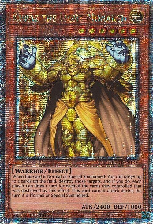Kuraz the Light Monarch [RA04-EN133] Quarter Century Secret Rare | Galactic Gamez