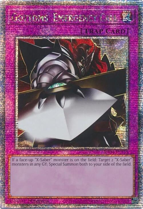 Gottoms' Emergency Call [RA04-EN138] Quarter Century Secret Rare | Galactic Gamez