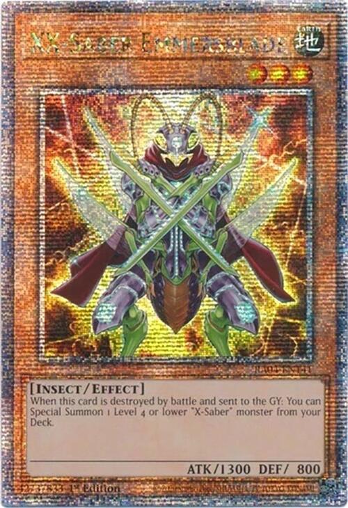XX-Saber Emmersblade [RA04-EN141] Quarter Century Secret Rare | Galactic Gamez