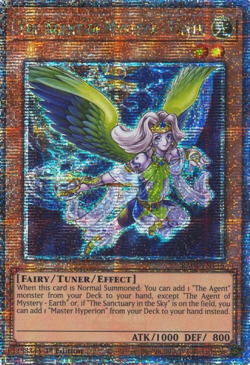 The Agent of Mystery - Earth [RA04-EN146] Quarter Century Secret Rare | Galactic Gamez