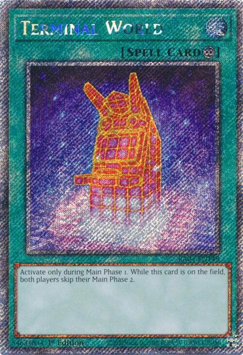 Terminal World [RA04-EN148] Platinum Secret Rare | Galactic Gamez