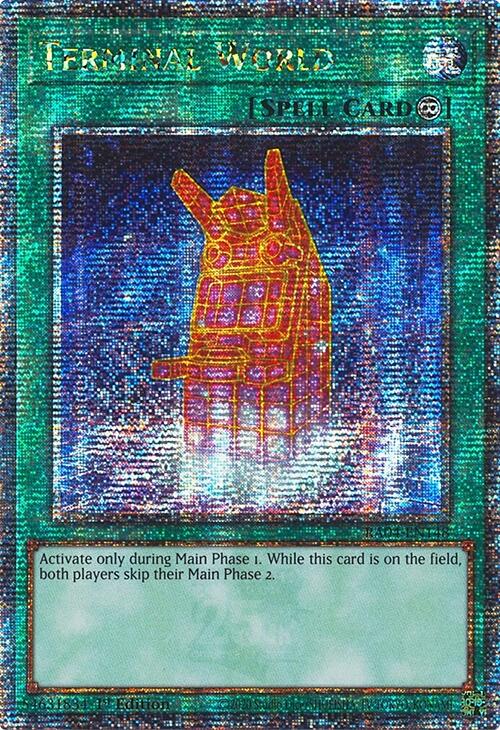 Terminal World [RA04-EN148] Quarter Century Secret Rare | Galactic Gamez