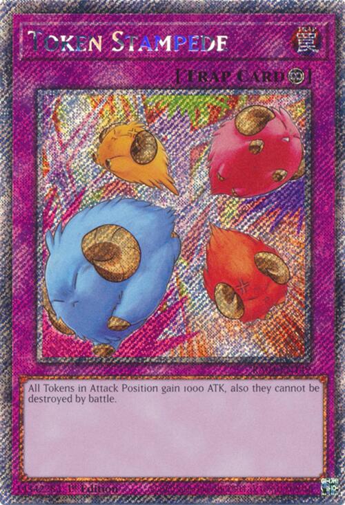 Token Stampede [RA04-EN149] Platinum Secret Rare | Galactic Gamez