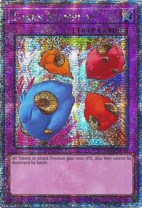 Token Stampede [RA04-EN149] Quarter Century Secret Rare | Galactic Gamez