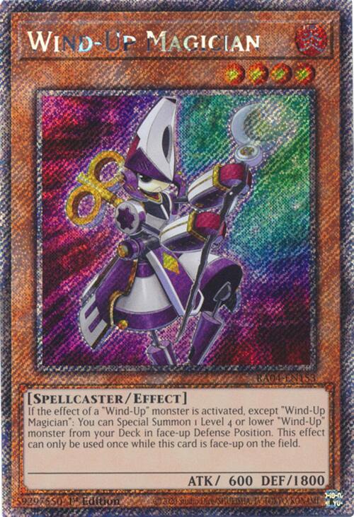 Wind-Up Magician [RA04-EN153] Platinum Secret Rare | Galactic Gamez