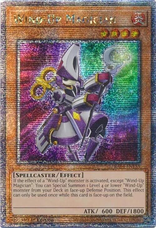 Wind-Up Magician [RA04-EN153] Quarter Century Secret Rare | Galactic Gamez