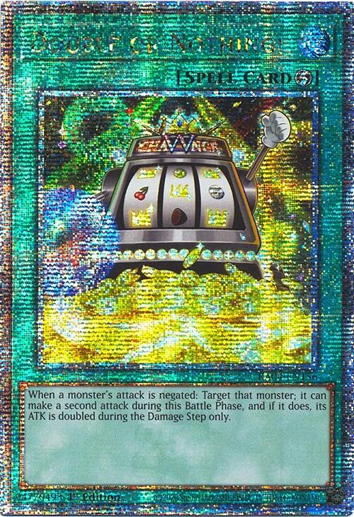 Double or Nothing! [RA04-EN156] Quarter Century Secret Rare | Galactic Gamez