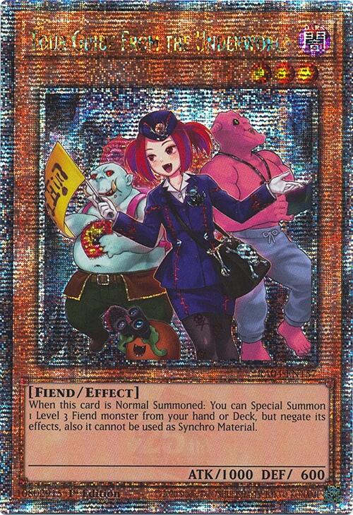 Tour Guide from the Underworld (Alternate Art) [RA04-EN157] Quarter Century Secret Rare | Galactic Gamez