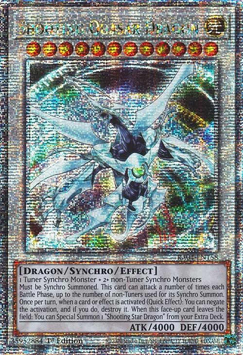 Shooting Quasar Dragon [RA04-EN158] Quarter Century Secret Rare | Galactic Gamez
