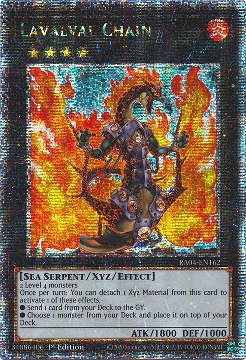 Lavalval Chain [RA04-EN162] Quarter Century Secret Rare | Galactic Gamez