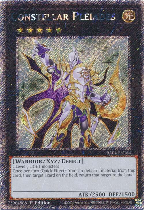 Constellar Pleiades [RA04-EN164] Platinum Secret Rare | Galactic Gamez