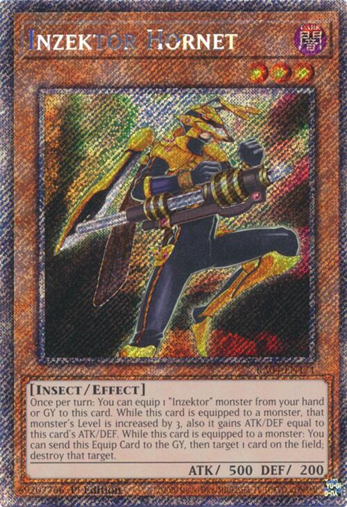 Inzektor Hornet [RA04-EN171] Platinum Secret Rare | Galactic Gamez