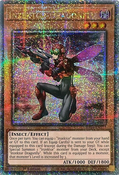 Inzektor Dragonfly [RA04-EN172] Quarter Century Secret Rare | Galactic Gamez