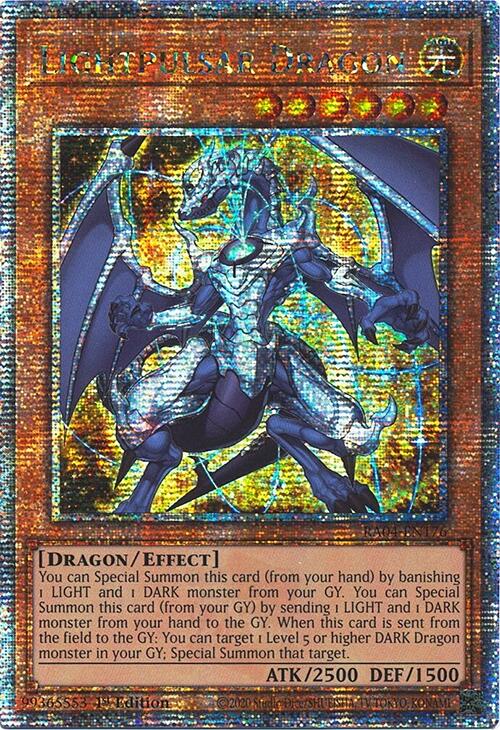 Lightpulsar Dragon [RA04-EN176] Quarter Century Secret Rare | Galactic Gamez