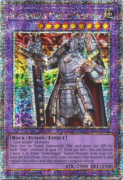 Gem-Knight Master Diamond [RA04-EN178] Quarter Century Secret Rare | Galactic Gamez
