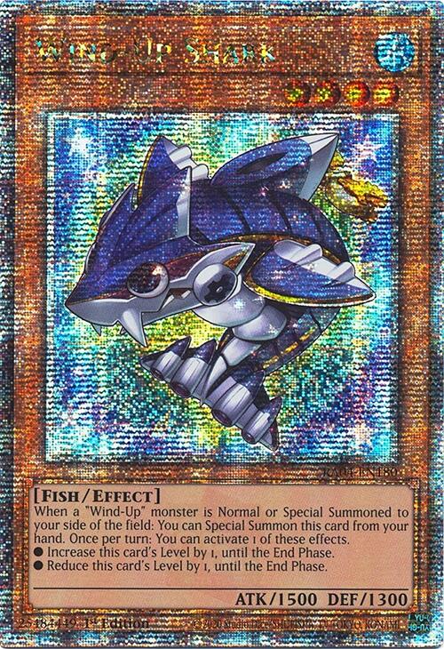 Wind-Up Shark [RA04-EN180] Quarter Century Secret Rare | Galactic Gamez