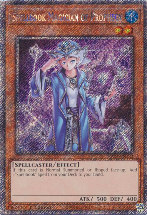 Spellbook Magician of Prophecy [RA04-EN183] Platinum Secret Rare | Galactic Gamez