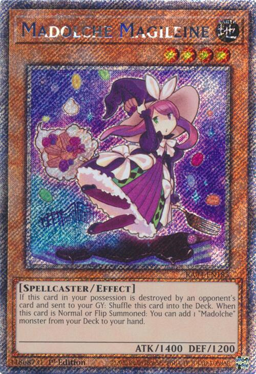 Madolche Magileine [RA04-EN185] Platinum Secret Rare | Galactic Gamez