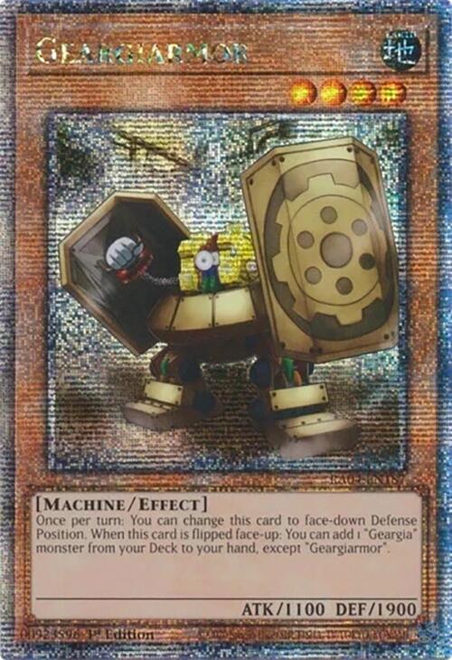 Geargiarmor [RA04-EN187] Quarter Century Secret Rare | Galactic Gamez