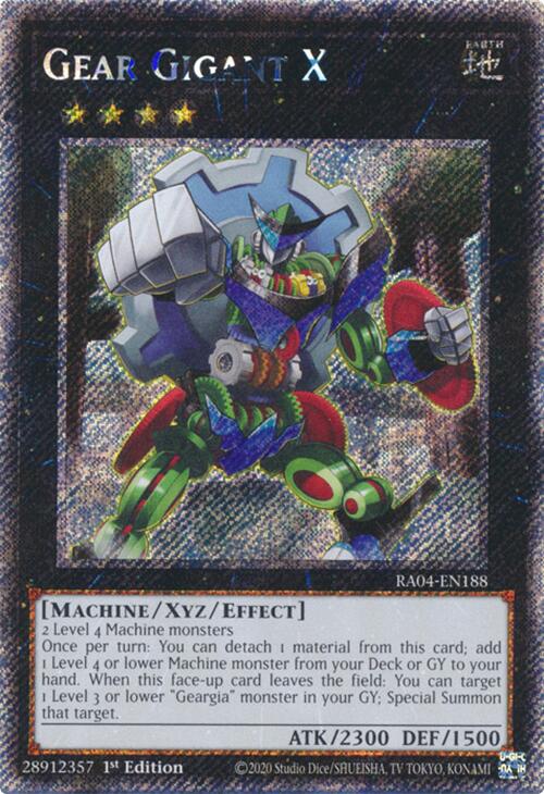 Gear Gigant X [RA04-EN188] Platinum Secret Rare | Galactic Gamez