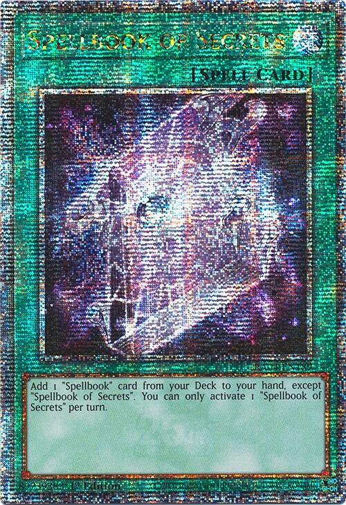 Spellbook of Secrets [RA04-EN189] Quarter Century Secret Rare | Galactic Gamez