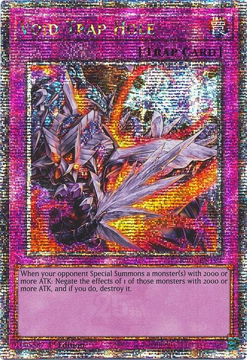 Void Trap Hole [RA04-EN190] Quarter Century Secret Rare | Galactic Gamez