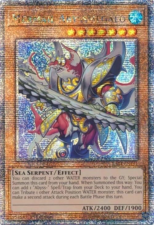 Mermail Abyssmegalo [RA04-EN191] Quarter Century Secret Rare | Galactic Gamez
