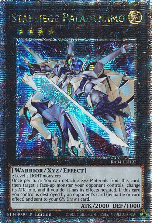 Starliege Paladynamo [RA04-EN193] Quarter Century Secret Rare | Galactic Gamez