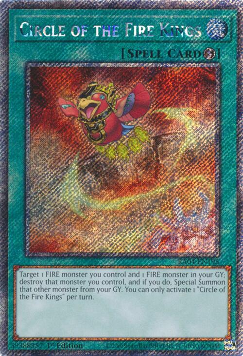 Circle of the Fire Kings [RA04-EN195] Platinum Secret Rare | Galactic Gamez