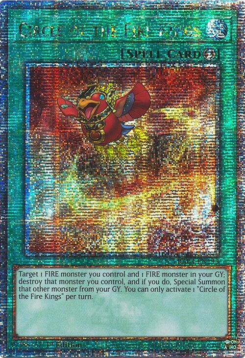 Circle of the Fire Kings [RA04-EN195] Quarter Century Secret Rare | Galactic Gamez