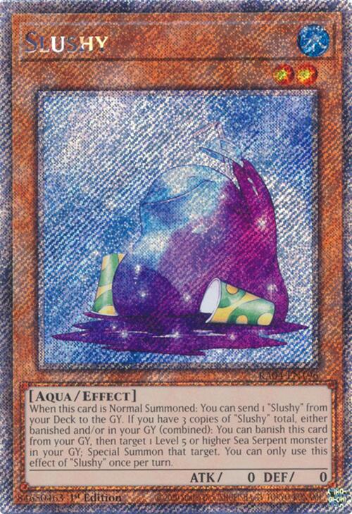 Slushy [RA04-EN196] Platinum Secret Rare | Galactic Gamez