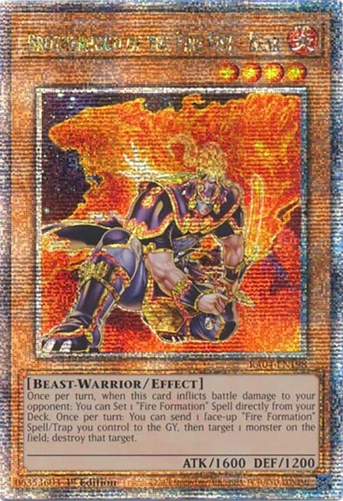 Brotherhood of the Fire Fist - Bear [RA04-EN198] Quarter Century Secret Rare | Galactic Gamez