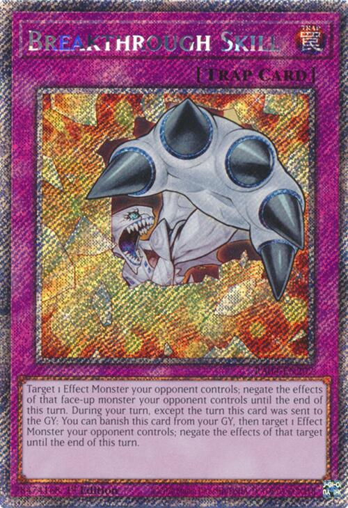 Breakthrough Skill [RA04-EN202] Platinum Secret Rare | Galactic Gamez