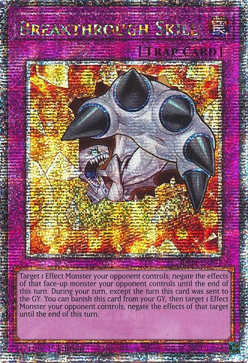 Breakthrough Skill [RA04-EN202] Quarter Century Secret Rare | Galactic Gamez