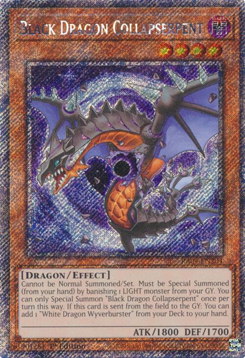Black Dragon Collapserpent [RA04-EN204] Platinum Secret Rare | Galactic Gamez