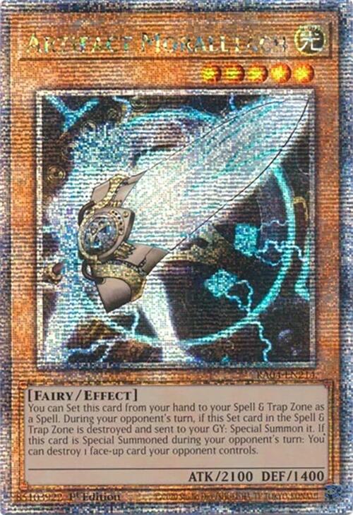 Artifact Moralltach [RA04-EN214] Quarter Century Secret Rare | Galactic Gamez
