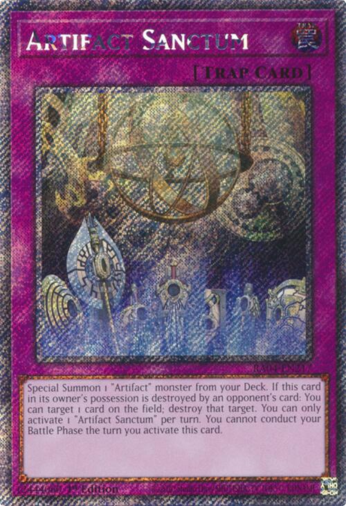Artifact Sanctum [RA04-EN217] Platinum Secret Rare | Galactic Gamez