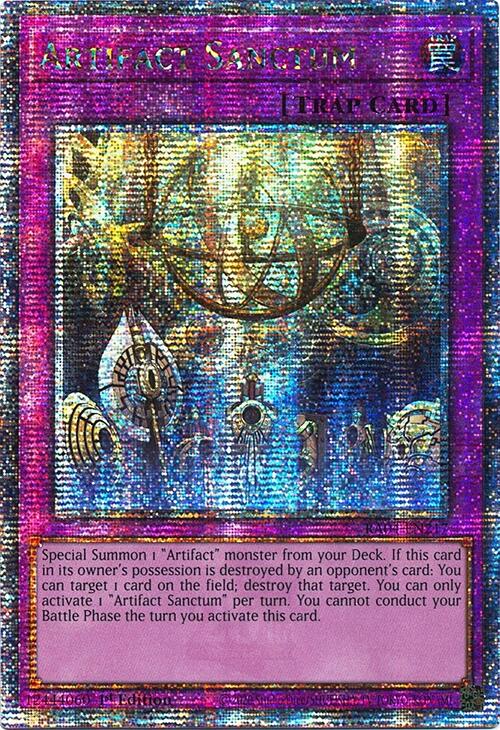 Artifact Sanctum [RA04-EN217] Quarter Century Secret Rare | Galactic Gamez