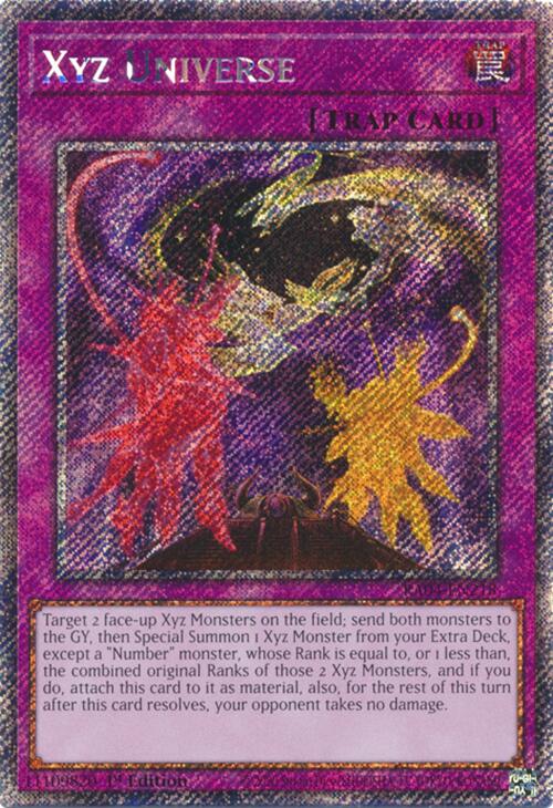 Xyz Universe [RA04-EN218] Platinum Secret Rare | Galactic Gamez