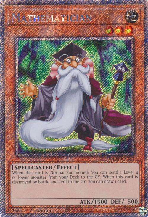 Mathematician [RA04-EN223] Platinum Secret Rare | Galactic Gamez