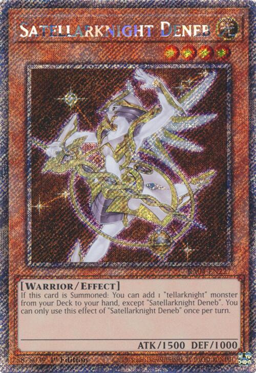 Satellarknight Deneb [RA04-EN227] Platinum Secret Rare | Galactic Gamez