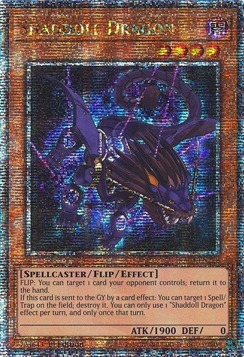 Shaddoll Dragon [RA04-EN228] Quarter Century Secret Rare | Galactic Gamez