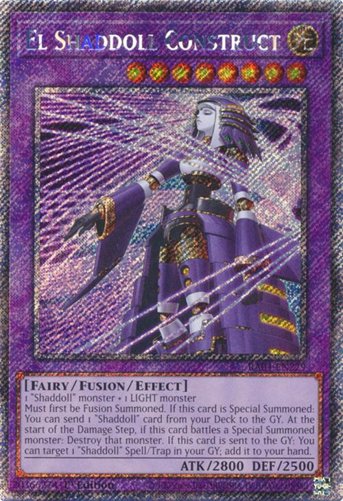 El Shaddoll Construct (Alternate Art) [RA04-EN229] Platinum Secret Rare | Galactic Gamez